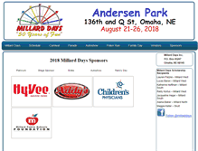 Tablet Screenshot of millarddays.com